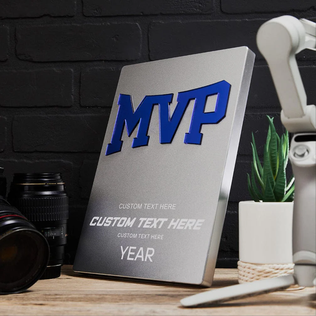 11" MVP Custom Metal Plaque - Image 6