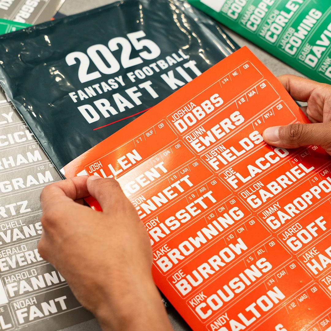 2026 NFL Superstar Fantasy Football Draft Board Kit - 12, 10, 8 team - Image 7