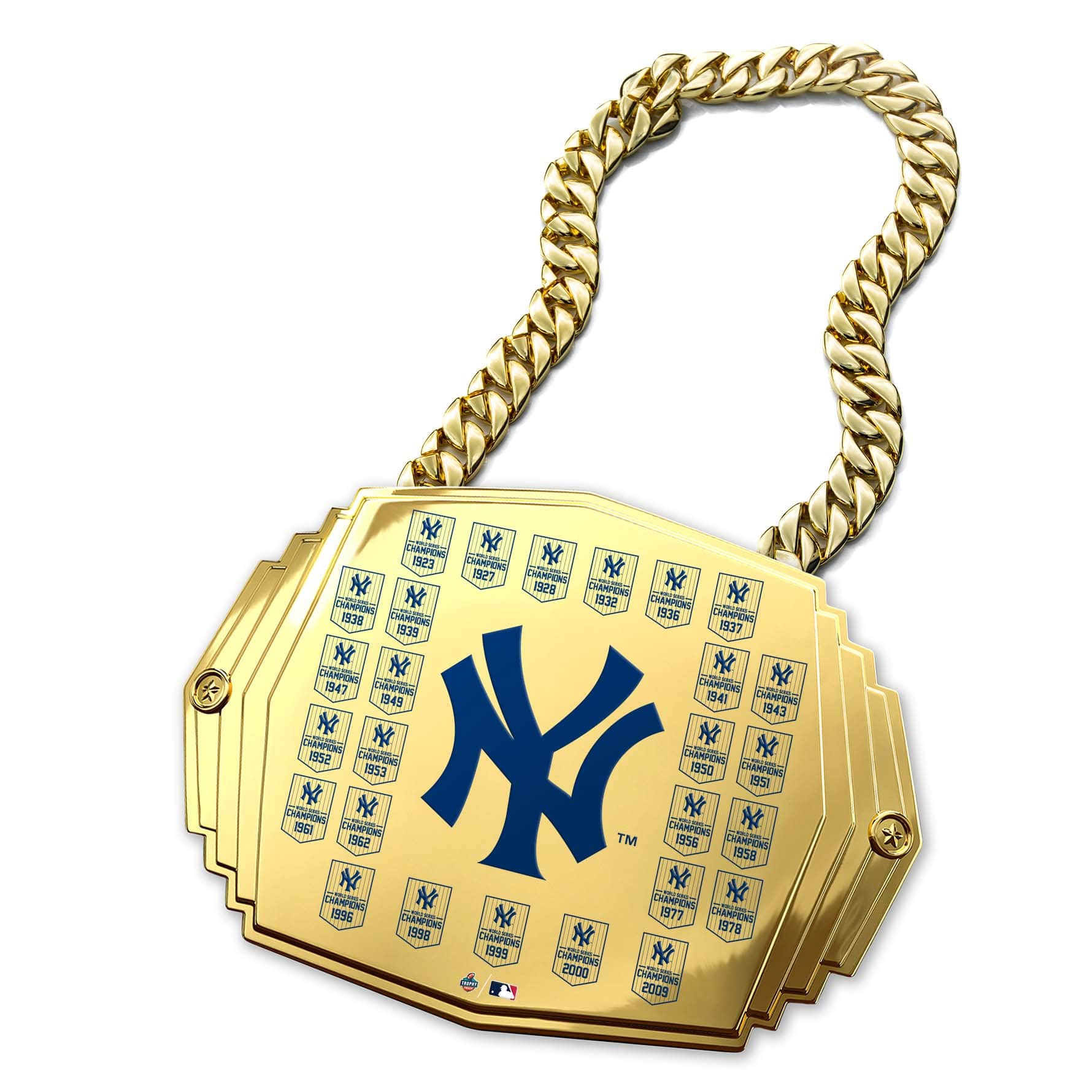 New York Yankees XL Chromatic Turnover Chain 5lb. - Image 3