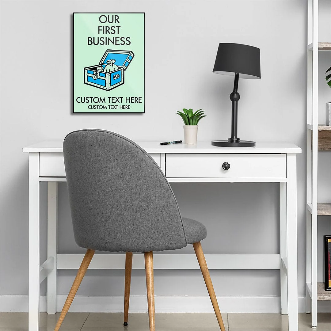 Our First Business - Monopoly Metal Wall Art - Image 5