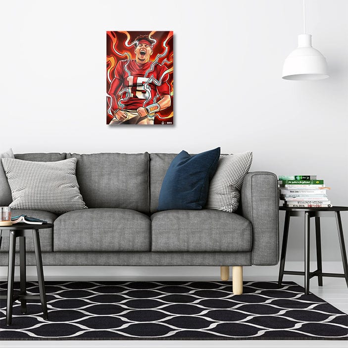 Patrick Mahomes Pure Power - Metal Wall Art - Image 3