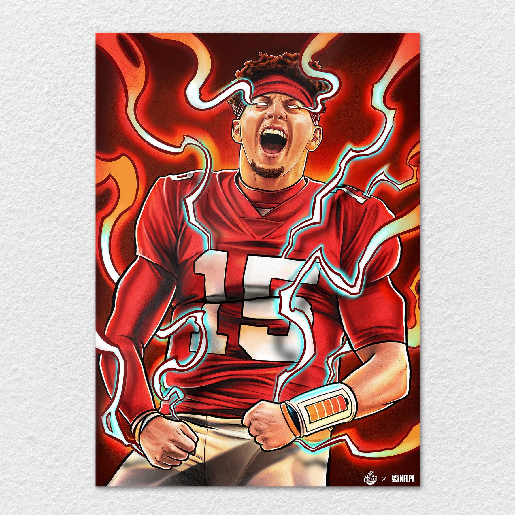 Patrick Mahomes Pure Power - Metal Wall Art - Image 7
