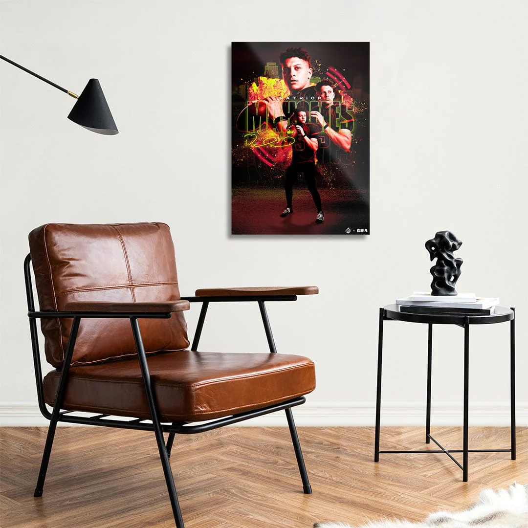 Patrick Mahomes 3x Champ - Metal Wall Art - Image 3