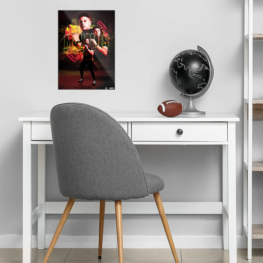 Patrick Mahomes 3x Champ - Metal Wall Art - Image 4