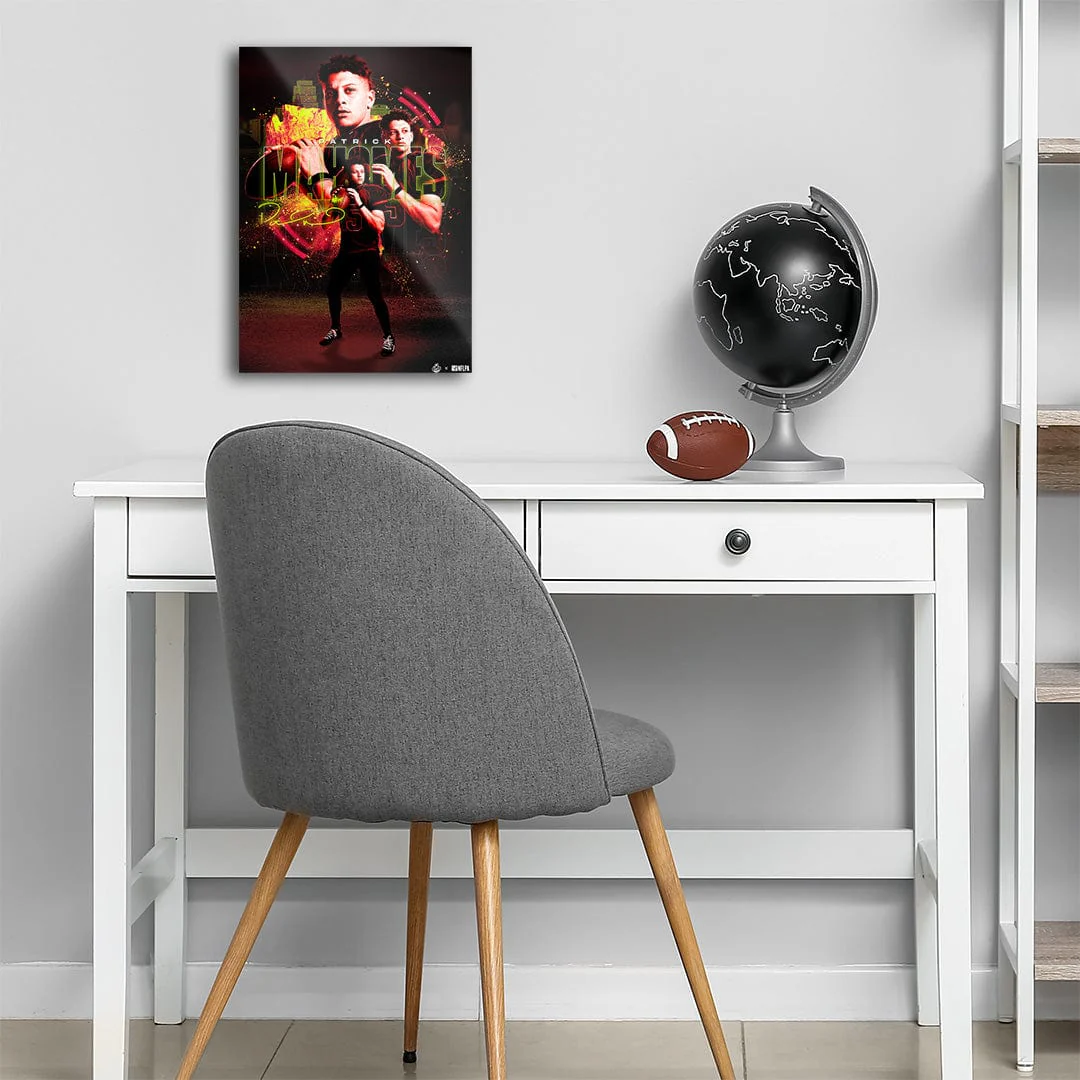 Patrick Mahomes 3x Champ - Metal Wall Art - Image 5