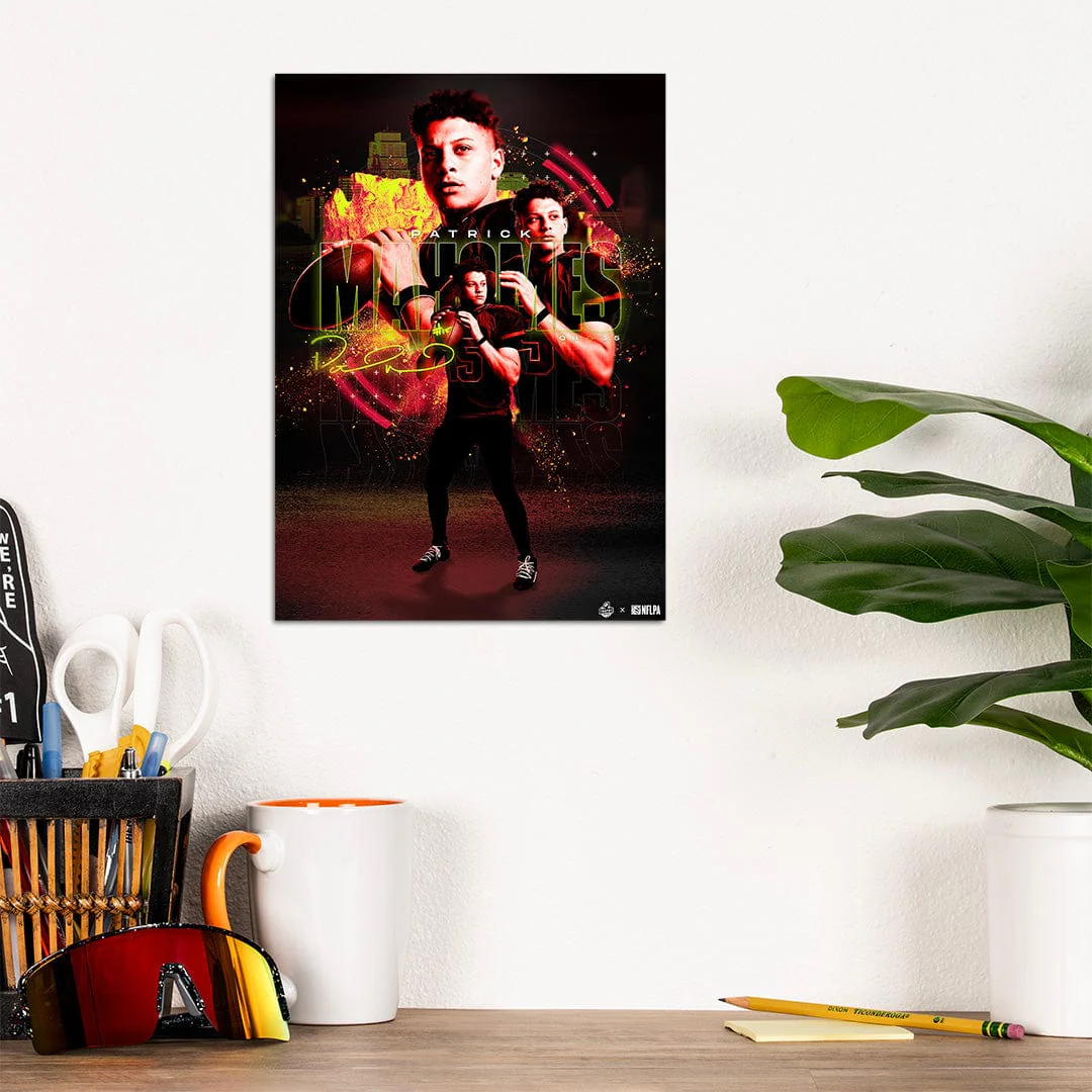 Patrick Mahomes 3x Champ - Metal Wall Art - Image 7