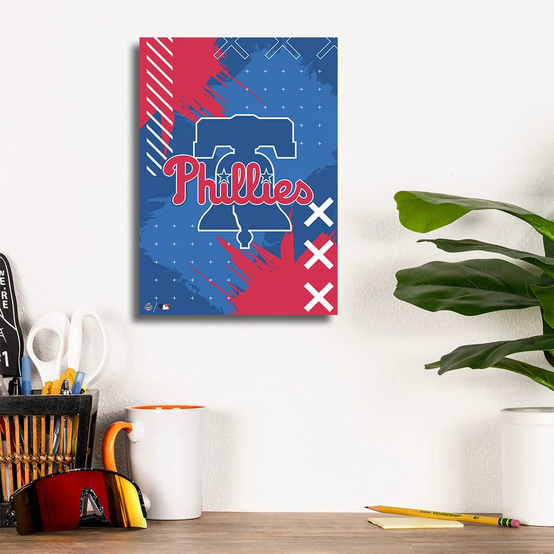 Philadelphia Phillies Stitch Logo - Metal Wall Art - Image 8