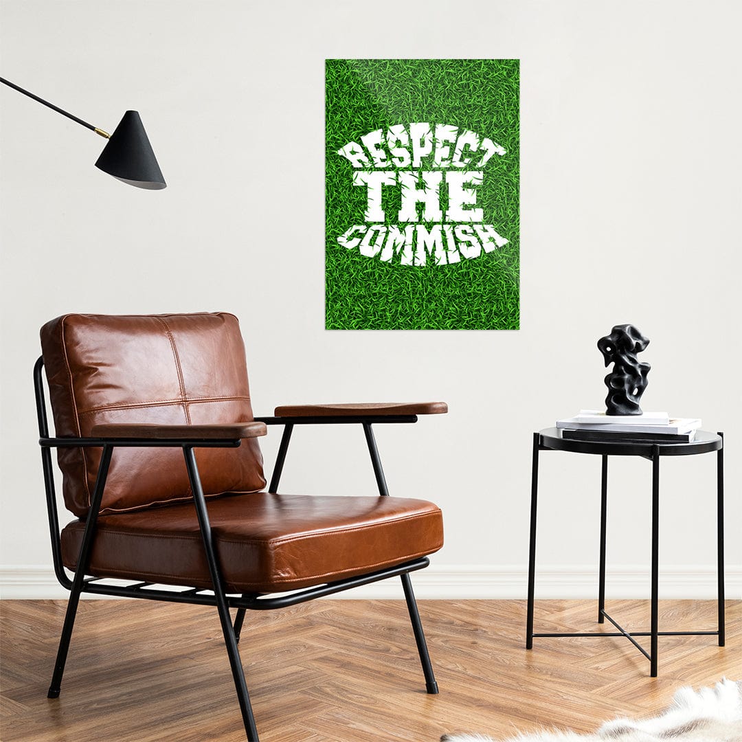 Respect The Commish Grass - Metal Wall Art - Image 3