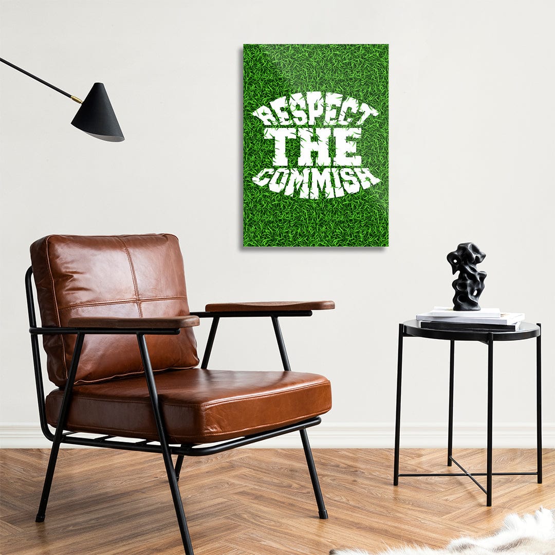 Respect The Commish Grass - Metal Wall Art - Image 4