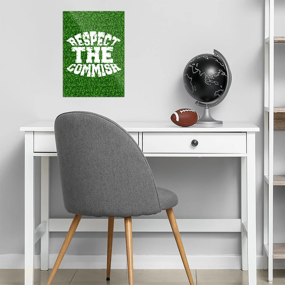 Respect The Commish Grass - Metal Wall Art - Image 5