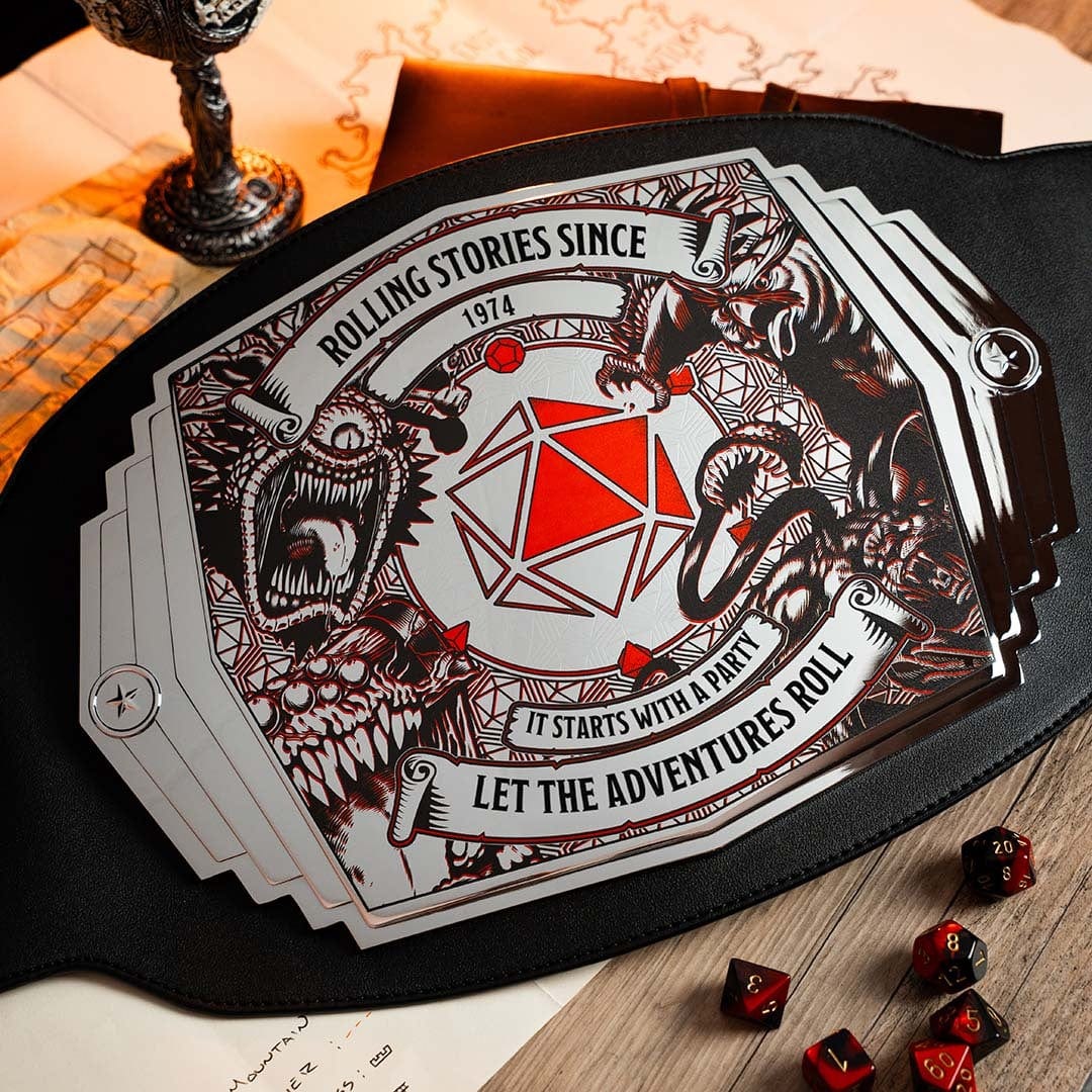 Rolling Stories 6lb D&D Campaign Completion Championship Title Belt - Image 3
