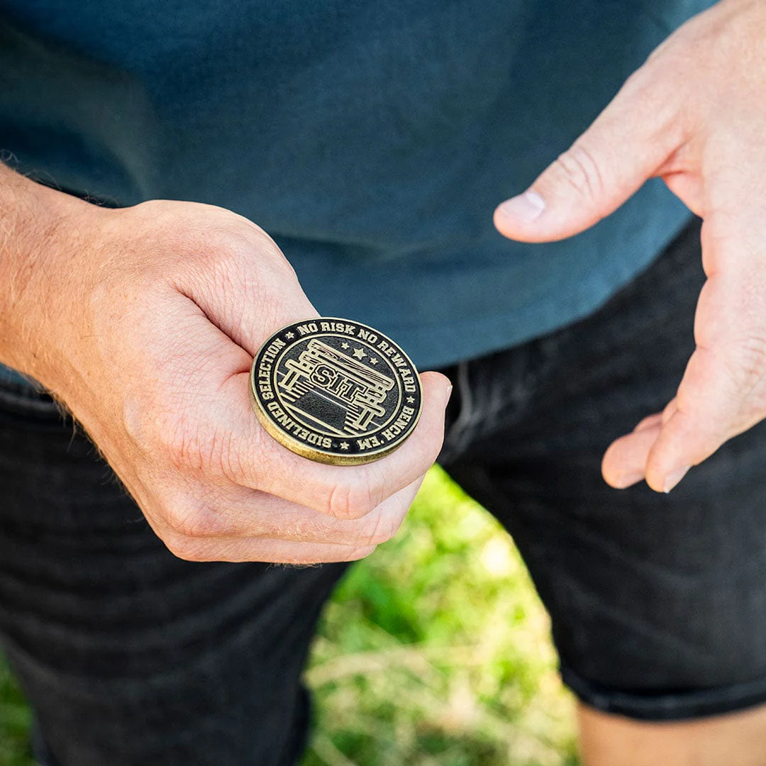 Start + Sit Fantasy Football Metal Coin - Image 3