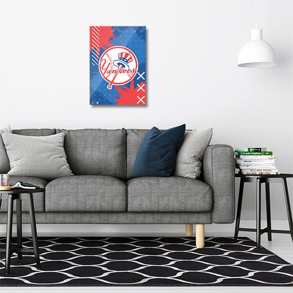 New York Yankees Stitch Logo - Metal Wall Art - Image 3