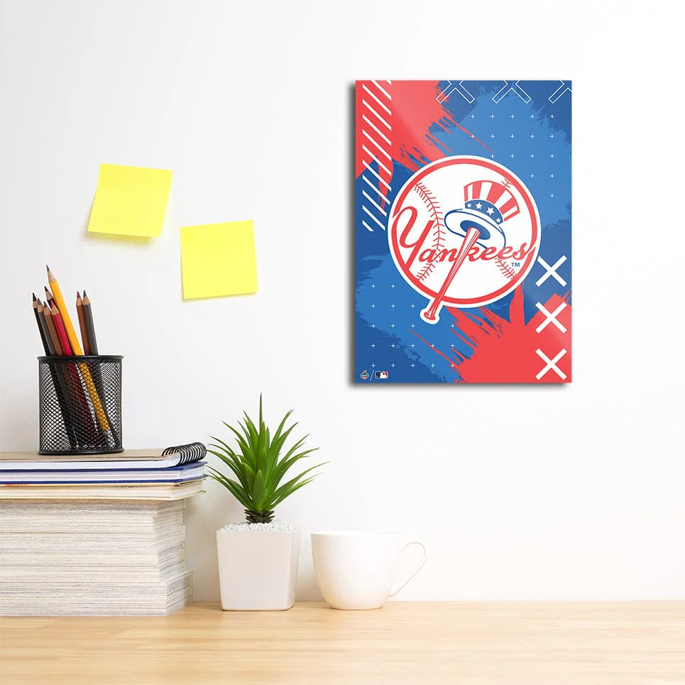 New York Yankees Stitch Logo - Metal Wall Art - Image 6