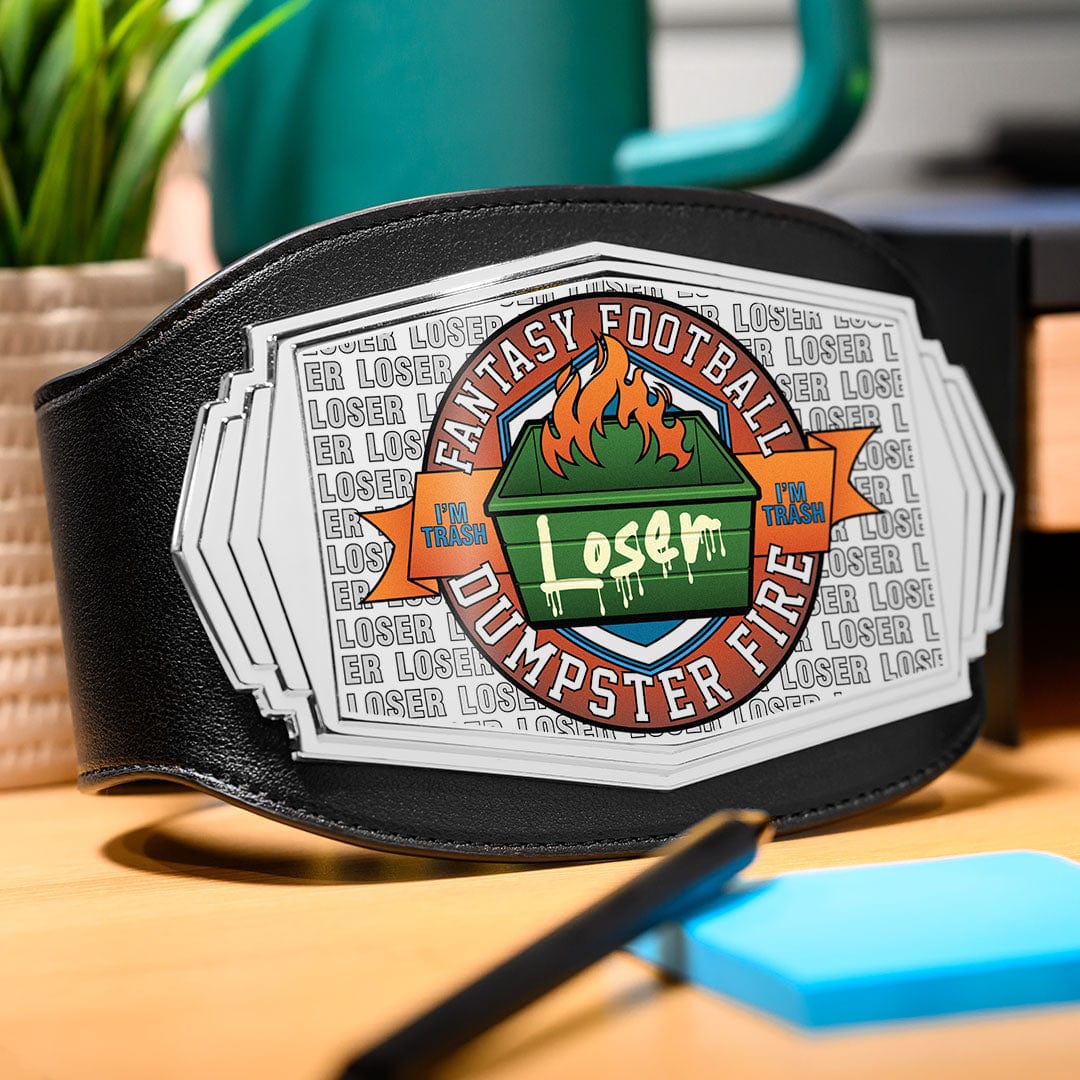 Teeny Tiny LOSER Title Belt - For a Dumpster Fire of an FFL Season - Image 3