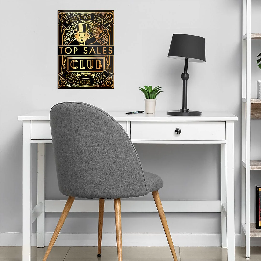 Top Sales Club - Monopoly Metal Wall Art - Image 4