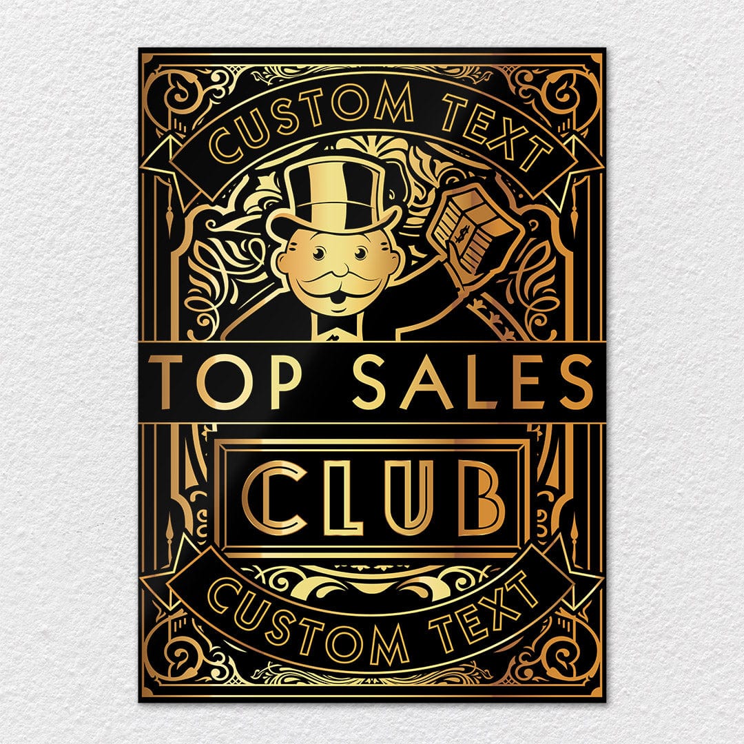 Top Sales Club - Monopoly Metal Wall Art - Image 6