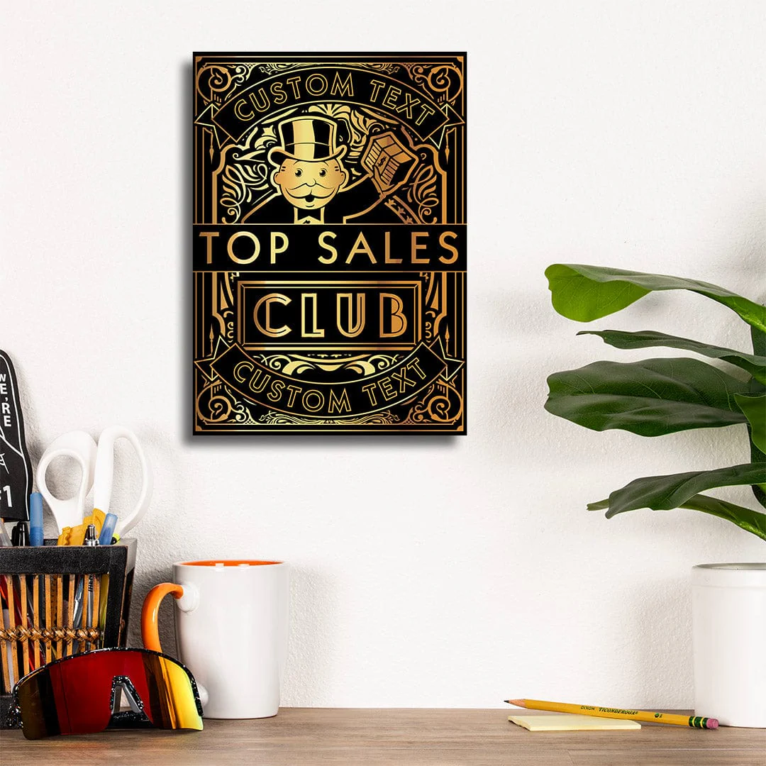 Top Sales Club - Monopoly Metal Wall Art - Image 8