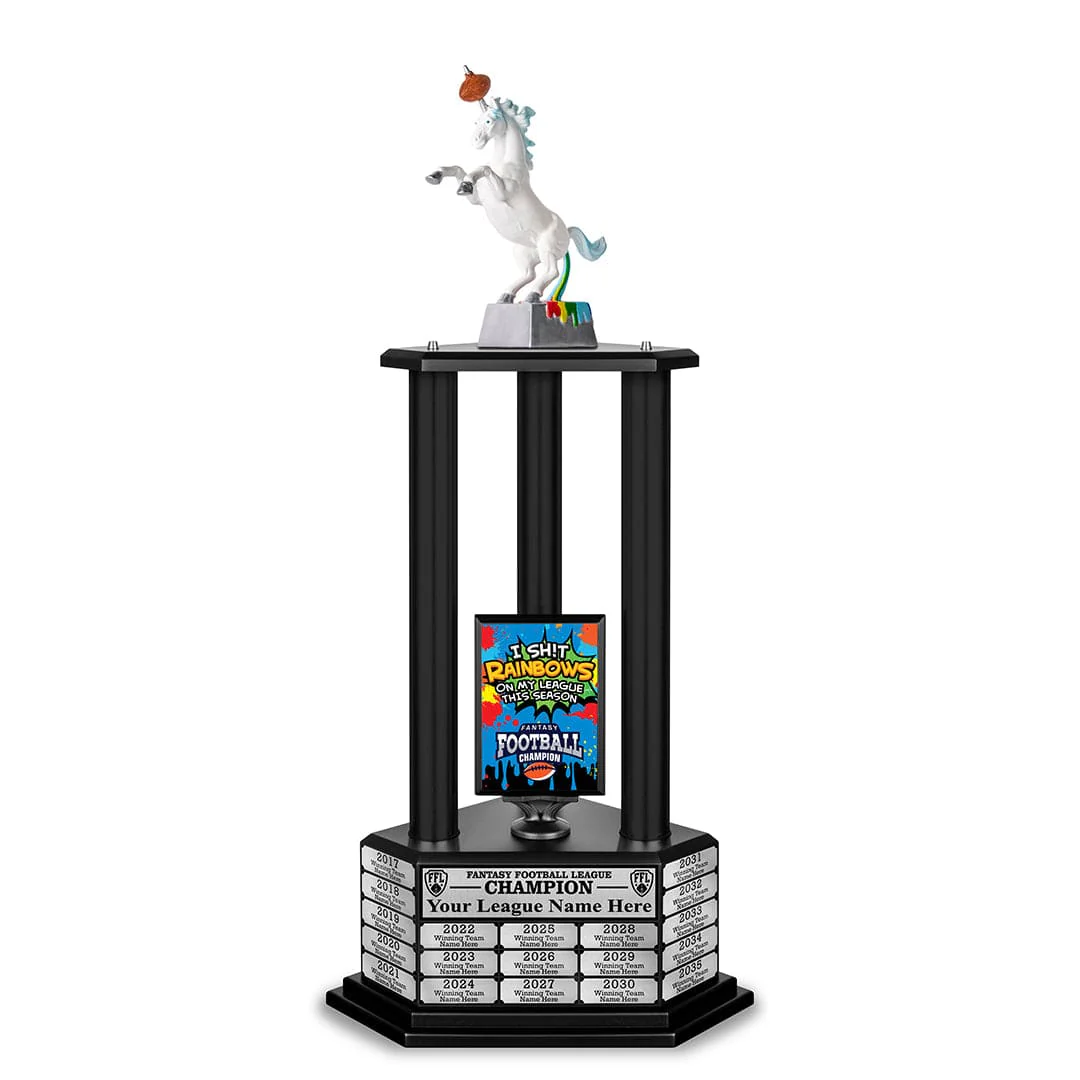 26"-36" Unismack, the Unicorn Fantasy Football Trophy - Image 24