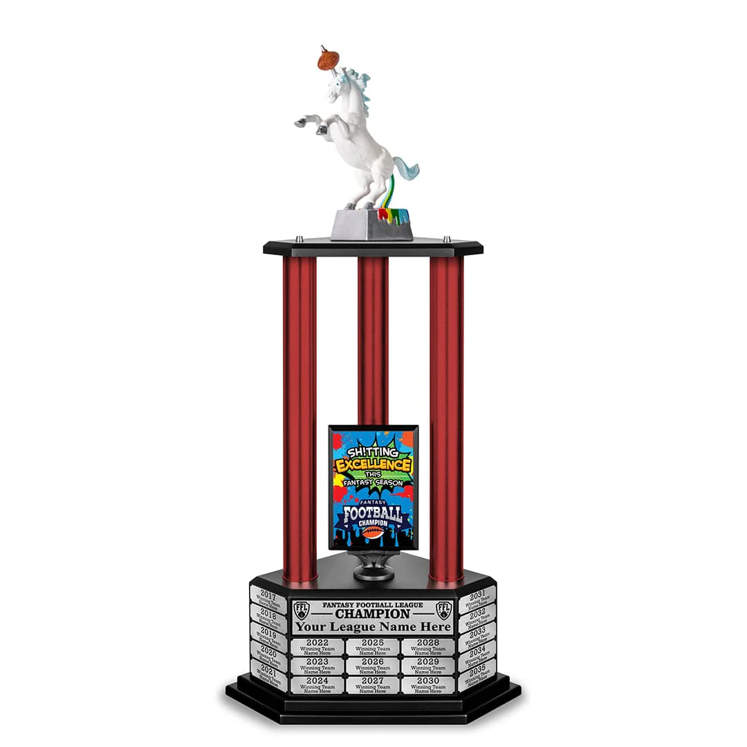 26"-36" Unismack, the Unicorn Fantasy Football Trophy - Image 27