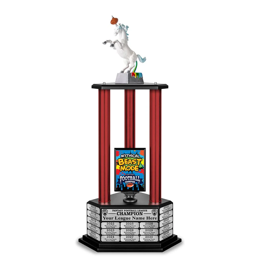 26"-36" Unismack, the Unicorn Fantasy Football Trophy - Image 32