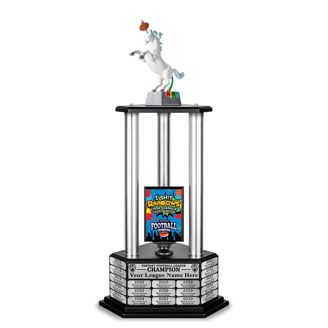 26"-36" Unismack, the Unicorn Fantasy Football Trophy - Image 37