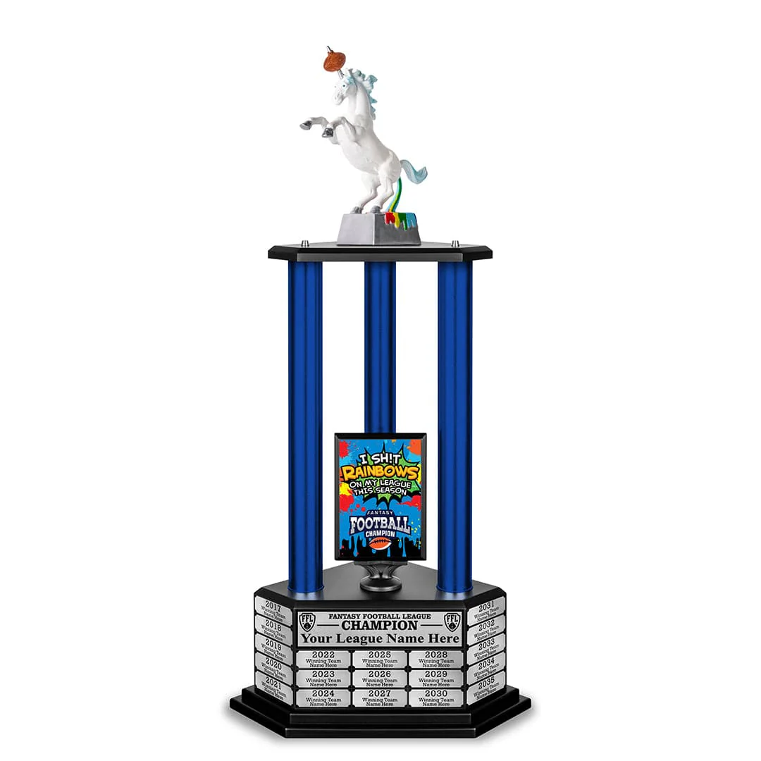 26"-36" Unismack, the Unicorn Fantasy Football Trophy - Image 39