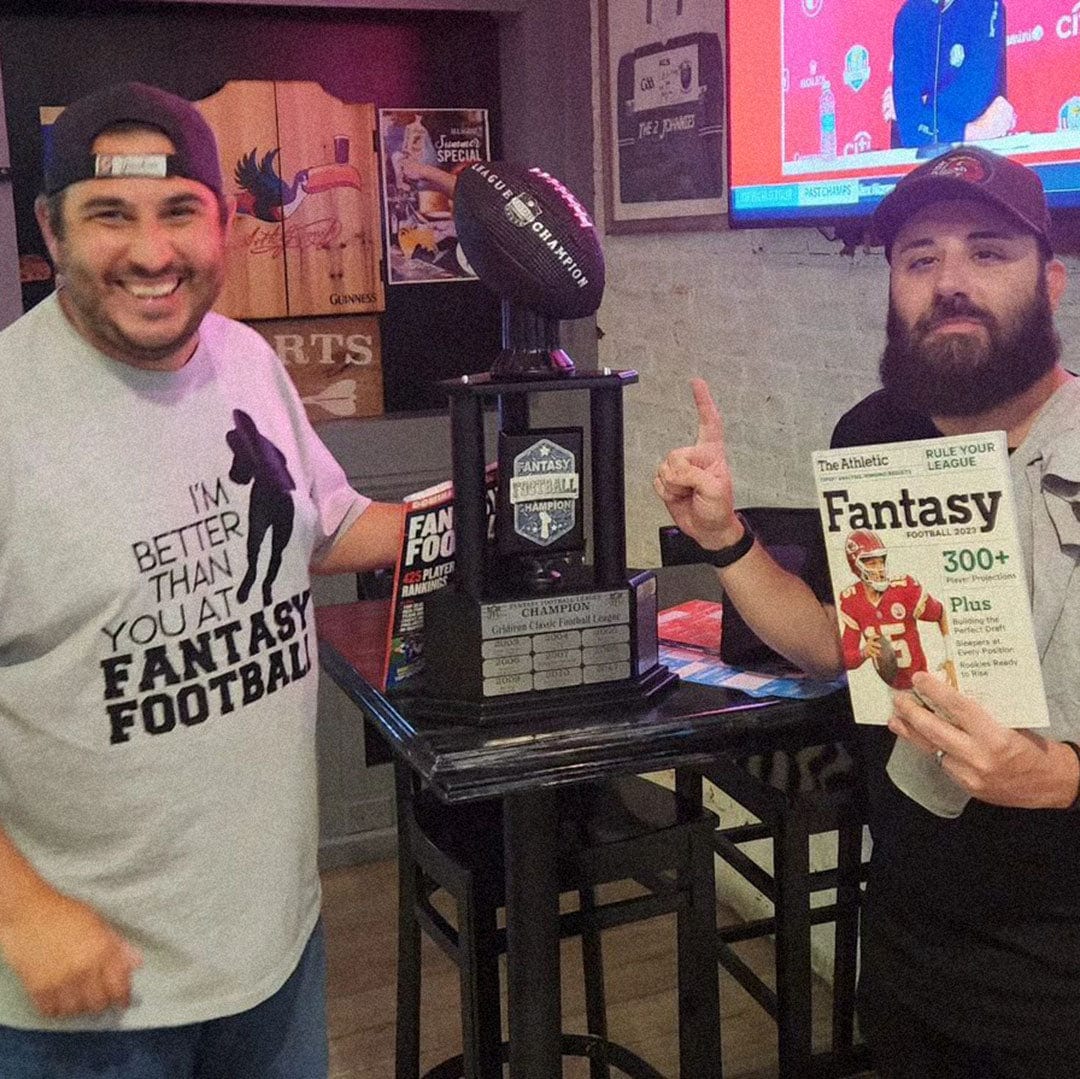26"-56" Perpetual Fantasy Football Trophy - Black Football - Image 7