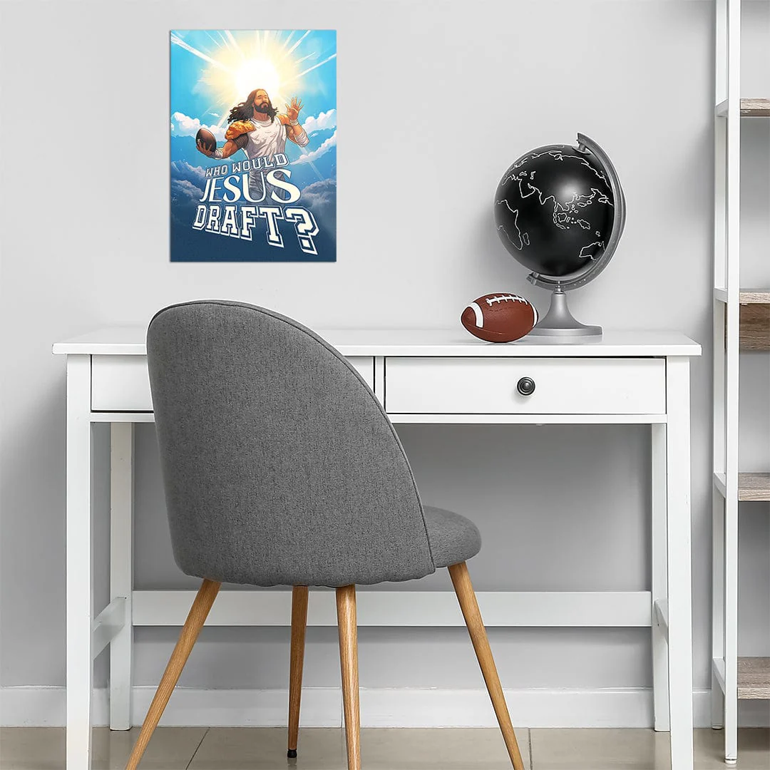 Who Would Jesus Draft Clouds - Metal Wall Art - Image 5