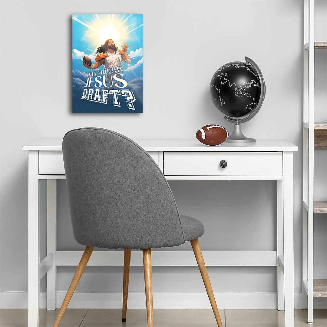 Who Would Jesus Draft Clouds - Metal Wall Art - Image 6
