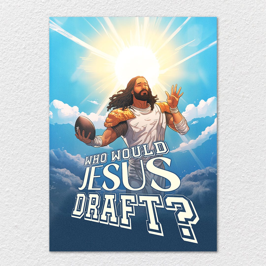 Who Would Jesus Draft Clouds - Metal Wall Art - Image 7