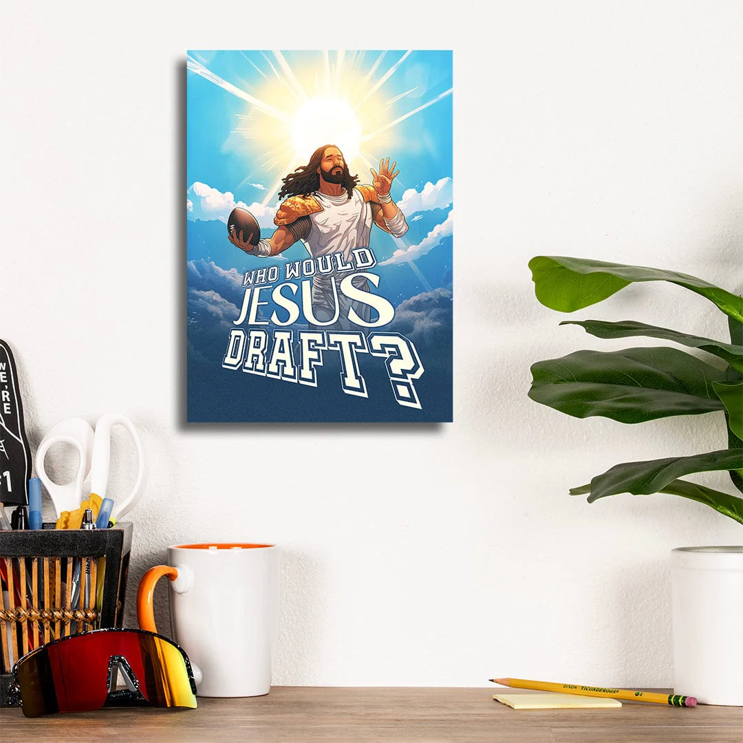 Who Would Jesus Draft Clouds - Metal Wall Art - Image 9