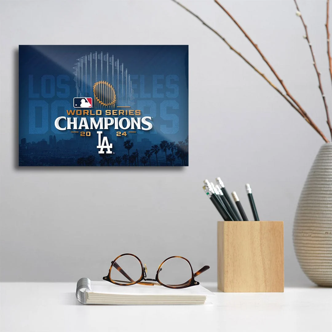 World Series Champions Los Angeles Dodgers - MLB Metal Wall Art - Image 15
