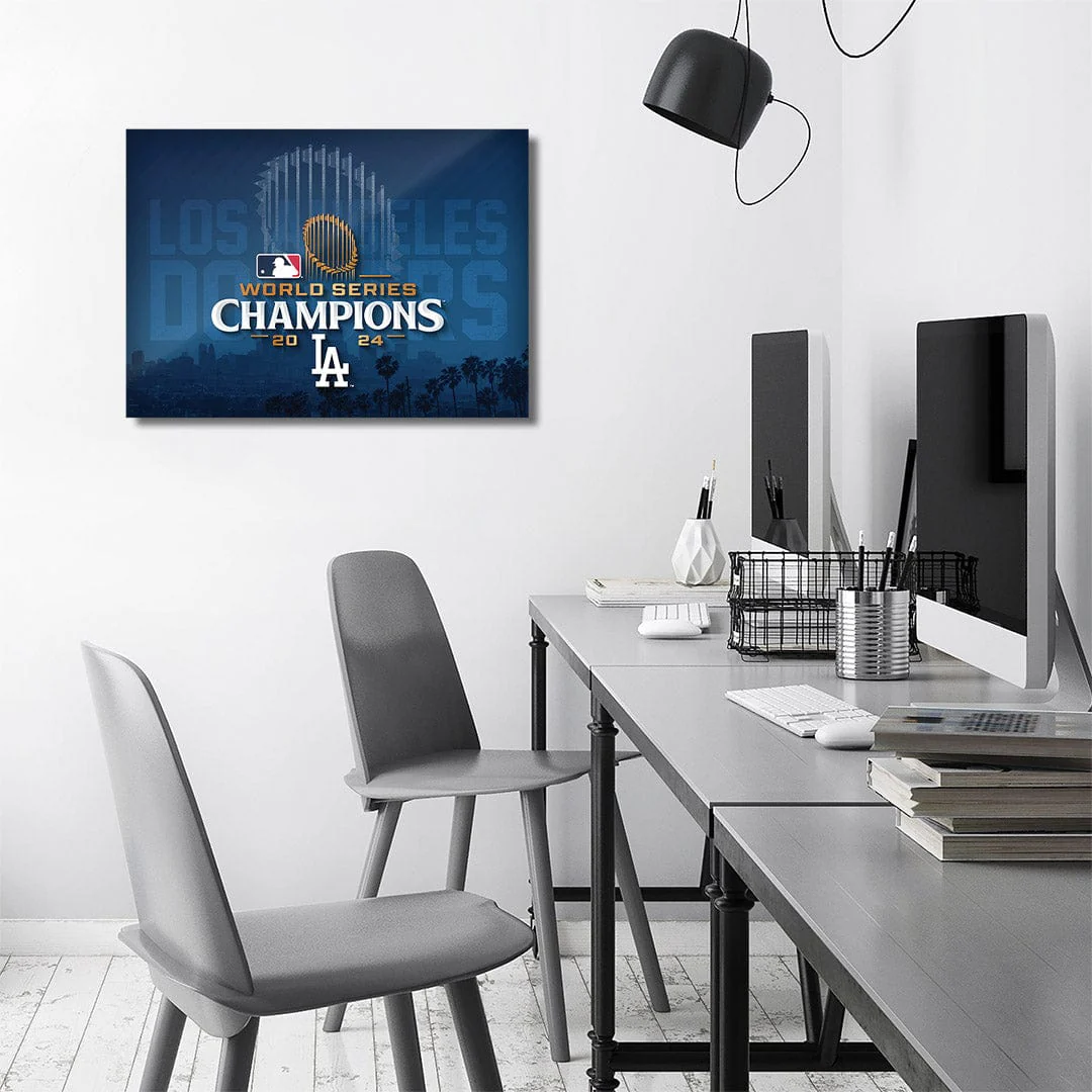 World Series Champions Los Angeles Dodgers - MLB Metal Wall Art - Image 7